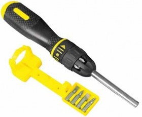 Stanley Multi-bit - wkrętak z grzechotką i wymiennymi Końcówka mi (0-68-010)