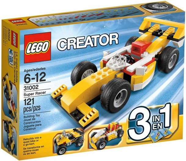 LEGO Creator Samochód wyścigowy 3w1 31002