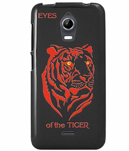 Wiko GWIW02 Mocca Design Schutzhülle für Wax, Motiv Tiger, Schwarz