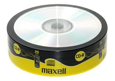 Maxell CD-R 700 MB 52x Szpula 25 NDMLPRACE020