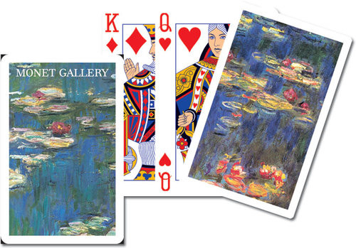 Piatnik Karty do gry 1 talia Monet, Lilie