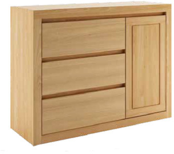 Drewmax Komoda bukowa typ KD 415