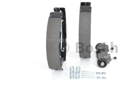 BOSCH KIT SUPERPRO, zestaw szczek hamulcowych + cylinderek hamulca koła zamontowany z tyłu, 0 204 114 631 0204114631