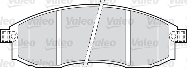 VALEO klocki hamulcowe 598523 598523