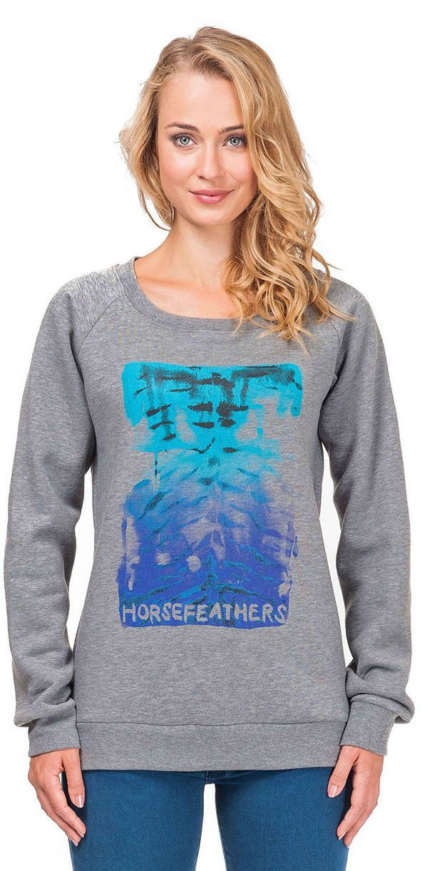 Horsefeathers bluza damska JENNY SWEATSHIRT (heather gray)