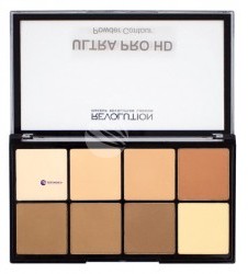 Makeup Revolution HD Pro Powder Contour paleta do konturowania twarzy Light Medium 20g