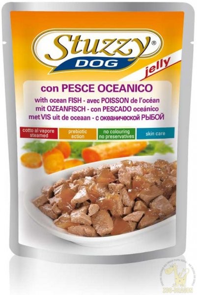 Stuzzy Dog Ocean fish in Jelly - Z rybami morskimi w galaretce 100g 01033353