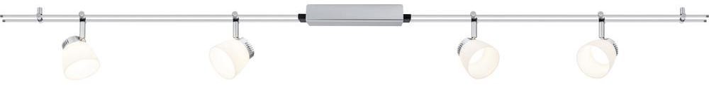 Paulmann Kompletny system szynowy 95196 LED LED wbudowany na stałe 230 V 16 W chrom matowy)