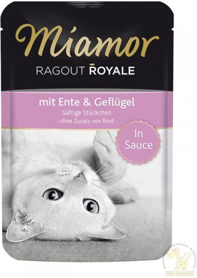 Miamor Ragout Royale Kaczka i Kurczak w sosie Saszetka 100g 74072