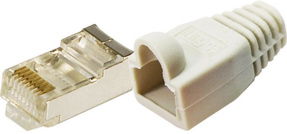 LogiLink Złącze RJ MP0011 Złącze męskie proste szary Zawartość 100 szt