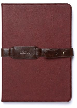 Zenus Belted Diary Case/Tasche Wein für Apple iPad Air