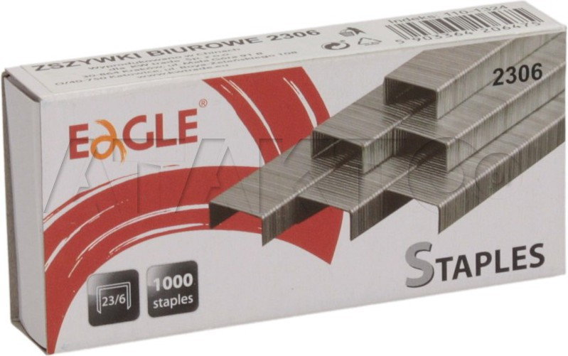Eagle Zszywki 23/6 cynkowe (1000) EA1021