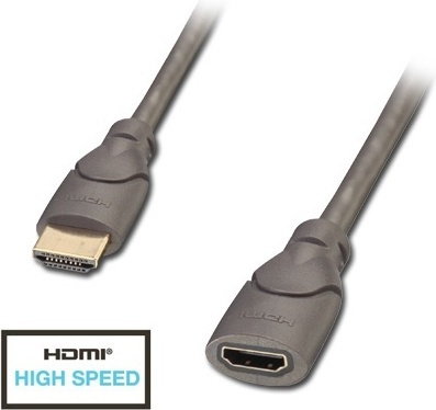 Lindy 41316 Przedłużacz HDMI 1.4 High Speed, 3D wtyk-gniazdo - 3m