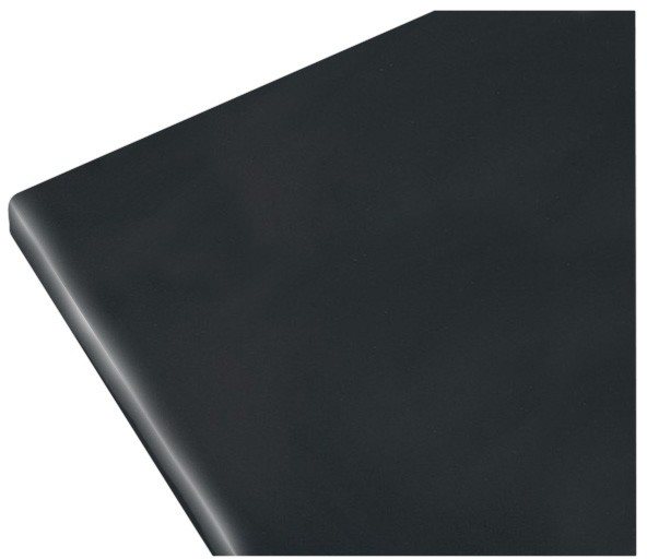 Biuro Styl Blat laminowany 60 x 3 8 x 305 cm czarny matowy