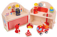 Bigjigs Toys Mini Straż Pożarna Domek Ltd