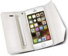 Celly Lady Wally case for iPhone 5 5S White LADY185WH