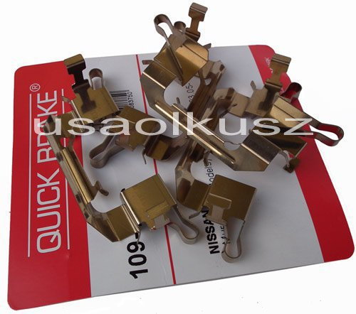 QUICK BRAKE Zestaw montażowy przednich klocków hamulcowych Nissan Murano