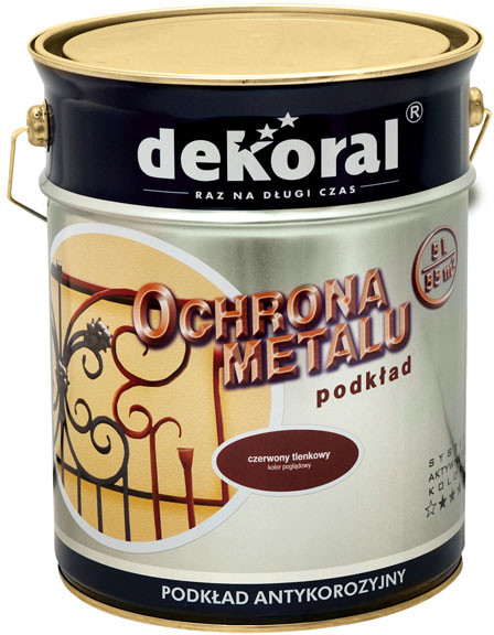 Dekoral Podkład antykorozyjny czerwony tlenkowy 5 l