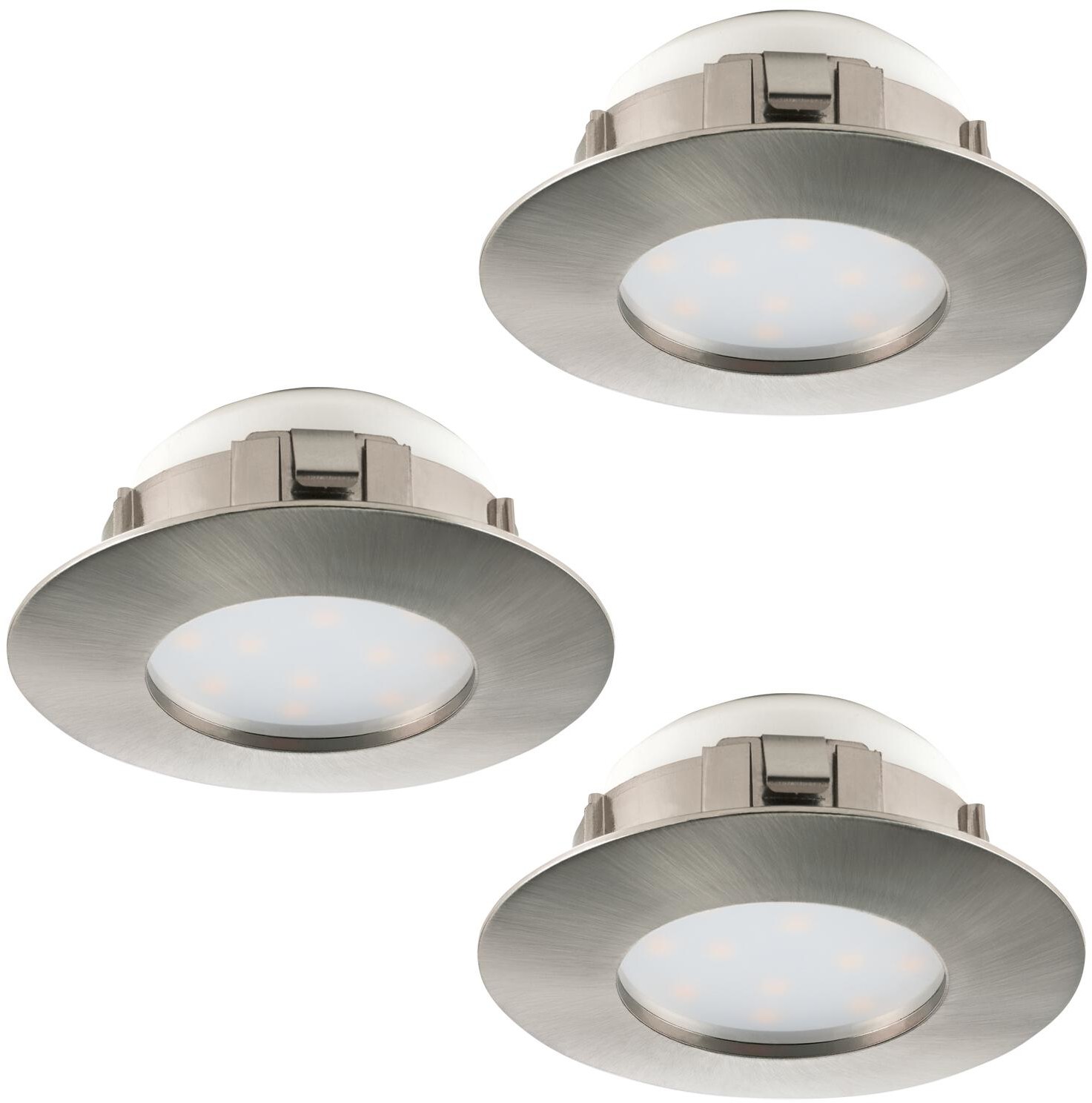 Leuchten Direct Lampa sufitowa retro przezroczysta biała - Roda