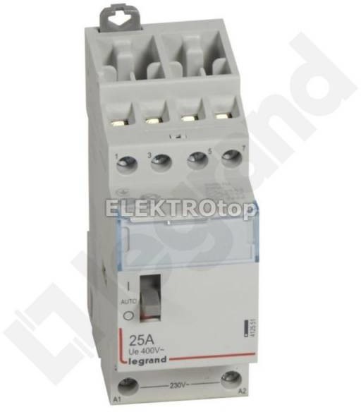Legrand STYCZNIK MODUŁOWY SM 425 25A 230V 4NO Z MANIPULATOREM 412551