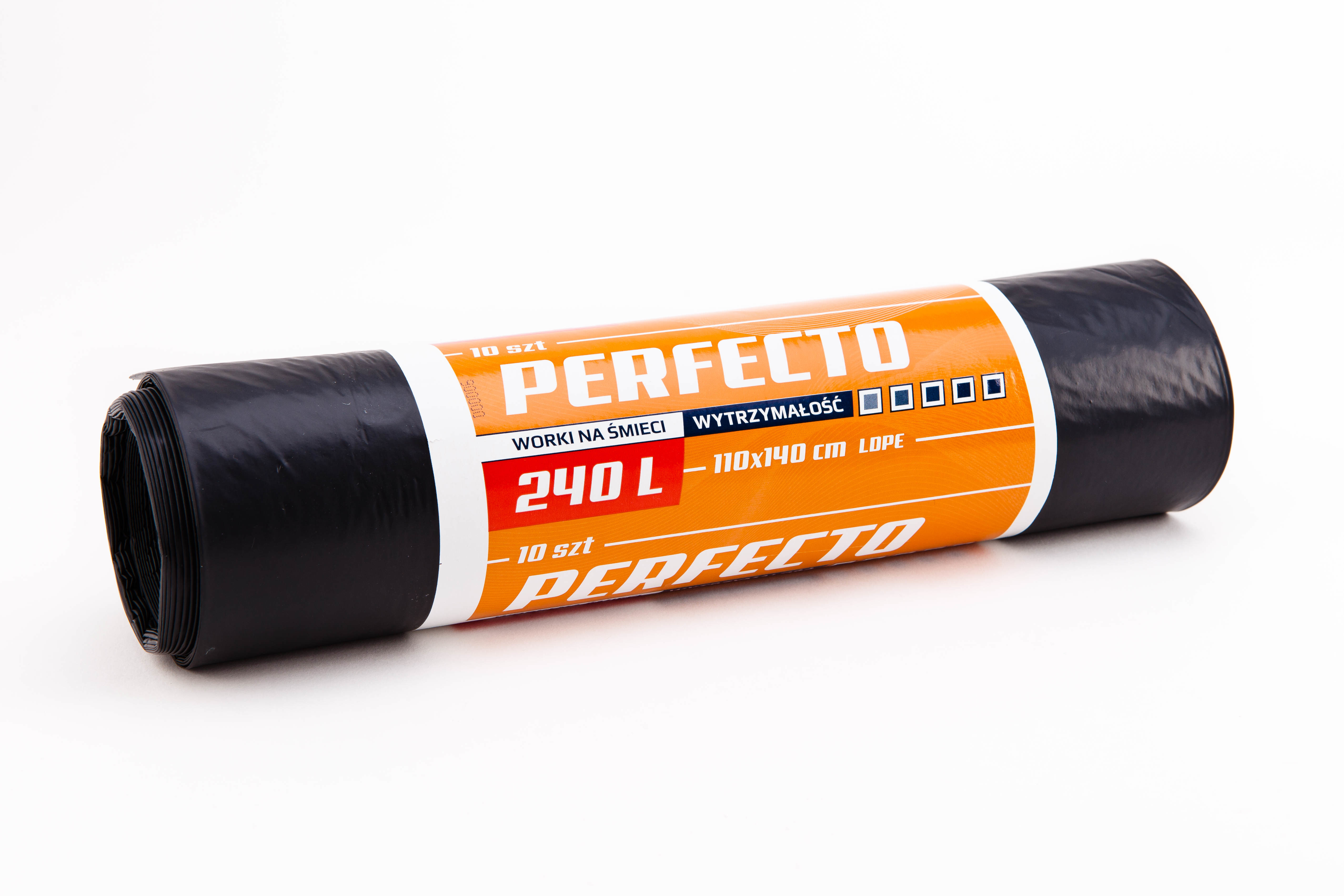 ODRA-PAK PERFECTO  Worki na odpady 240l Mocne (10 sztuk)
