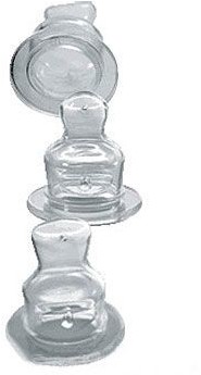 NIP Silikonowy smoczek do butelki z zaworem rozm. 2 (mleko) 33007