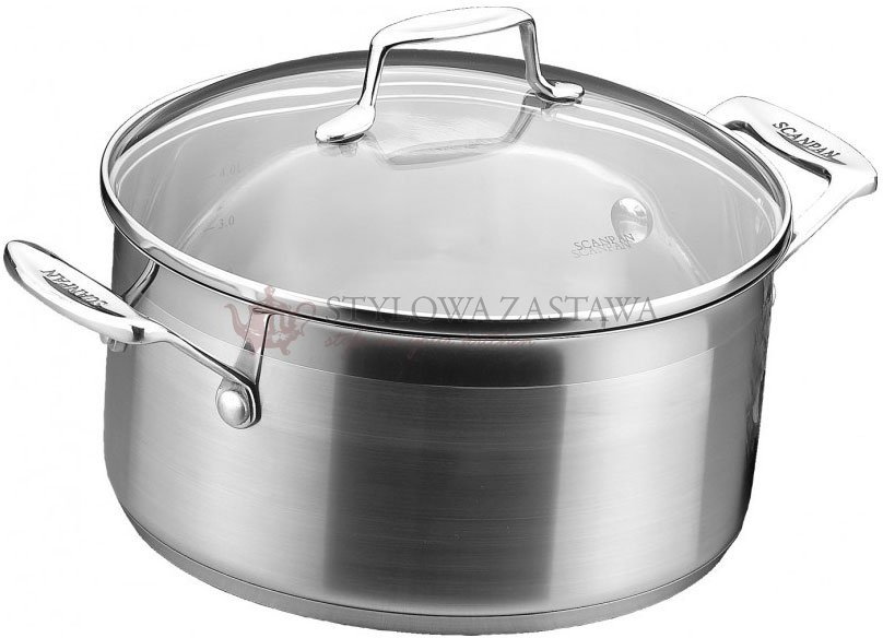 Scanpan Garnek z pokrywą 2,5 l IMPACT 18 cm indukcja 71251800