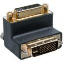 InLine Adapter AV DVI-I Adapter kątowy 90stopni digital + analog 24+5 męski - że (17781W)