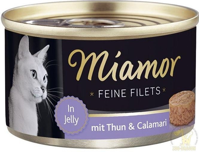 Miamor Feine Filets Tuńczyk i Kalmary Puszka 100g 74049
