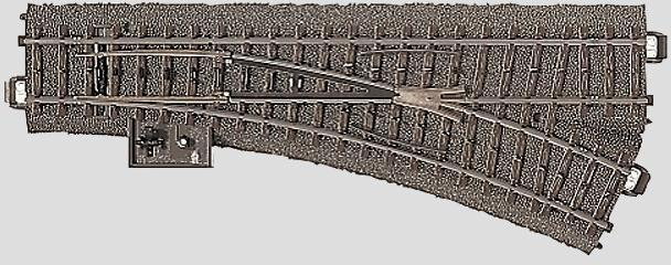 Marklin Zwrotnica prawa l=188,3mm / R2 24612