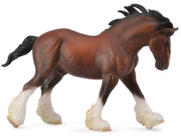 Collecta Konie - Ogier Clydesdale, kasztan 88621