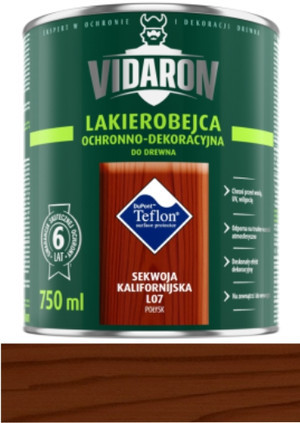 Vidaron Lakierobejca Ochronno - Dekoracyjna palisander królewski połysk 2,5l 208