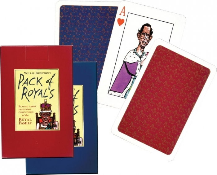 Piatnik Rodzina Królewska w Karykaturze