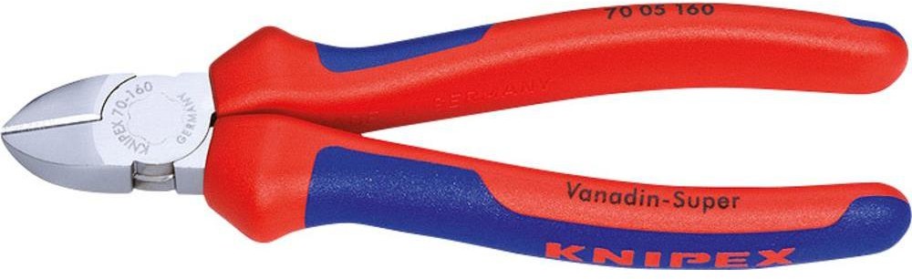 Knipex Szczypce boczne 70 05 160 160 mm DIN ISO 5749 62 HRC stal elektrotechniczna chromowo-wanadowa