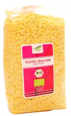 Bio Planet Płatki jaglane - do zup deserów - EKO 600g 01946