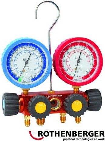 ROTHENBERGER Czterodrożny zestaw monterski do R 407C (170502)