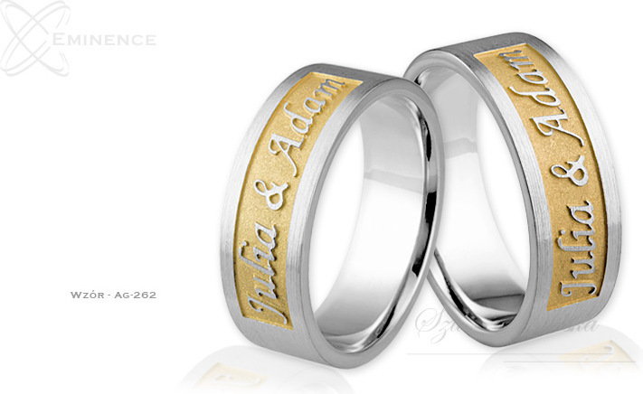 Eminence Obrączki srebrne - wzór Ag-262