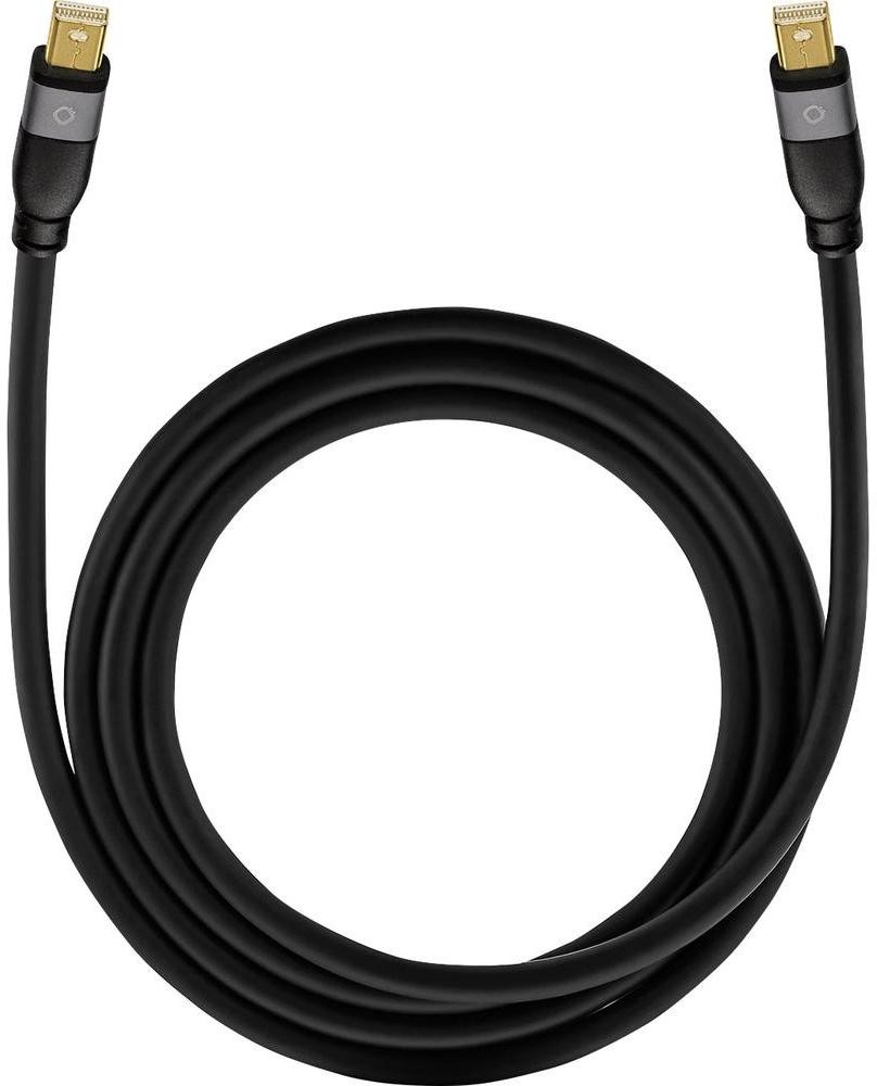 Oehlbach Kabel DisplayPort Impact Plus M2 9254 [1x Złącze męskie mini-DisplayPort 1x Złącze męskie mini-DisplayPort ] 2 m