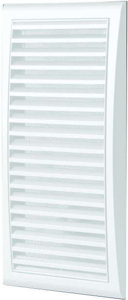 Vents Kratka z siatką biała 140 x 300 mm