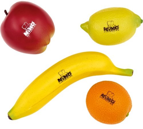 Nino Percussion NINO596 marakasy w kształcie owoców NINOSET100