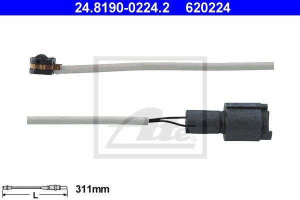 ATE CZUJNIK KLOCKÓW HAM  24.8190-0224.2 BMW E32 730I 86-94, 735I 86-92, 740I 92-94