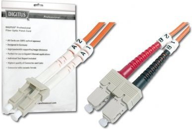 Digitus Patch cord FO MM 50/125 OM2 LC-SC 1m DK-2532-01 A-DK-2532-01
