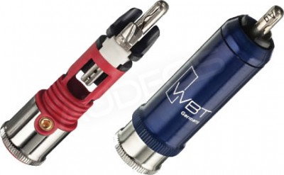 Wtyki RCA - Chinch WBT-0110Ag (2 szt.)