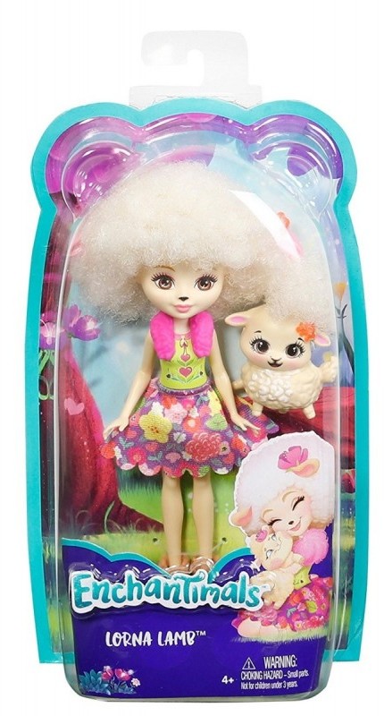 Mattel ENCHANTIMALS Lalka + Zwierzątko Lorna Lamb