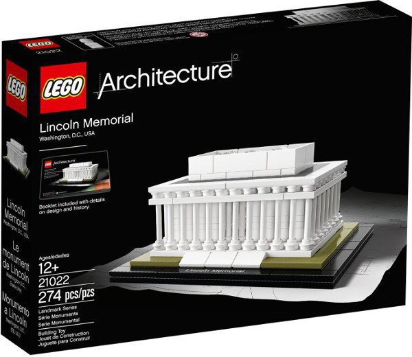 LEGO Architecture Mauzoleum Lincolna 21022
