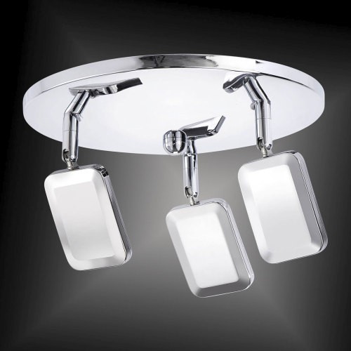 Leuchten Direkt Leuchten-Direkt WELLA lampa sufitowa LED Chrom, 3-punktowe - Nowoczesny/Design/Lokum dla młodych/Purystyczny - Obszar wewnętrzny - WELLA - Czas dostawy: od 2-4 dni roboczych 11243-17