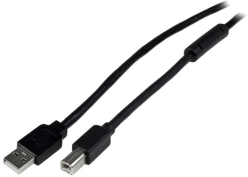 STARTECH.COM Startech.COM aktywnego USB 2.0 A to B czarnym przewodem, czarny