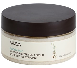 Ahava Deadsea Salt zmiękczające masło peelingujące z solą z Morza Martwego Paraben Free 220 g