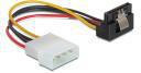 Delock Kabel zasilający SATA HDD z metalowym klipsem 60121