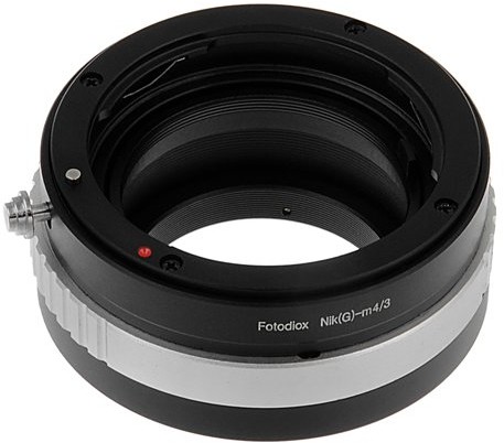 Fotodiox LENS Mount Adapter, Nikon G Lens to Micro Four Thirds system camera AS Panasonic Lumix wyszukiwania, Olympus Pen & BMPCC 10LANIKG-M43